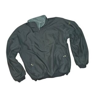 FootJoy Golf Pullover‎ Windbreaker Reversible Fleece Lined Jacket  Mens M